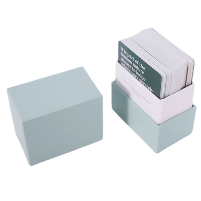 comprar naipes de papel de destello de juego 280g de las tarjetas del ODM del final imprimible del OEM con la caja de la cubierta online manufacture
