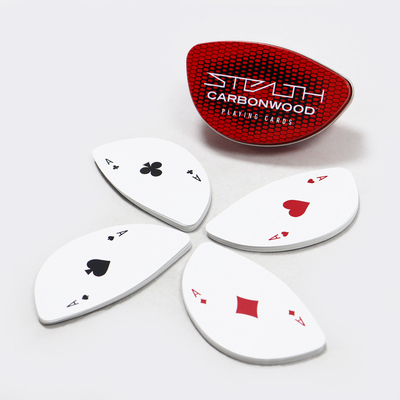 comprar Impresión personalizada de cartas de juego Deck caja de lata embalaje de hojas de forma especial cartas de póquer online manufacture