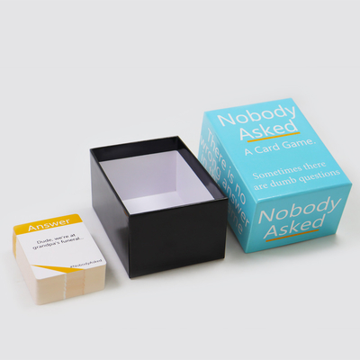 comprar Juego de cartas de preguntas de alta calidad personalizado no puede ayudar a caer Juego de cartas Diseño de muestras Impresión Fabricación online manufacture