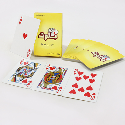comprar Diseño personalizado Logotipo propio Deck de juego de póquer de plástico Impresión a prueba de agua Tarjetas de juego de plástico de PVC duradero online manufacture