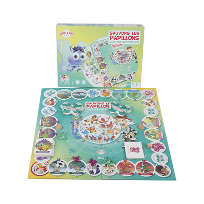 comprar Diseño personalizado de impresión de tabla superior de tablero para niños Juego Carrom con colores CMYK / Pantone online manufacture