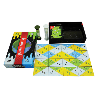 comprar Diseño personalizado personalizado Conjunto de cajas dobles Junta de cartas de papel para juegos de mesa para niños online manufacture