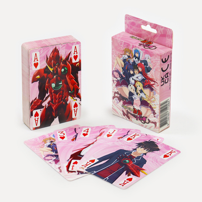 comprar Papel personalizado Juego de cartas Impresión de tamaño clásicos Deck de dibujos animados con barniz online manufacture