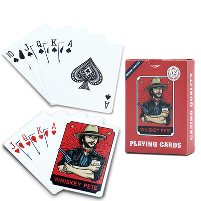 comprar Papel de juego de cartas de póquer con caja Recreación personalizada Jugar cartas al estilo de vaquero online manufacture