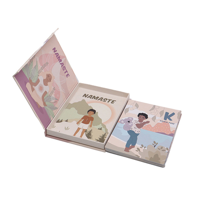 comprar Tarjetas de aprendizaje del alfabeto de papel para diseño personalizado Tarjetas de postura de yoga educativo familiar online manufacture