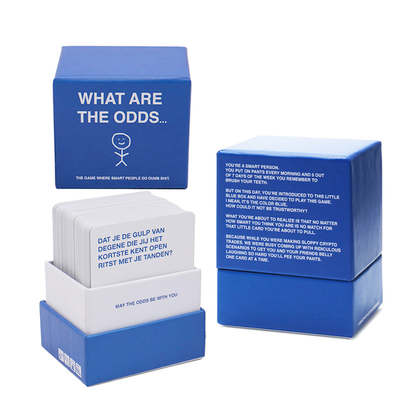 comprar Entretenimiento Juego de cartas Impresión personalizada Diario Interesante Divertido Juego de cartas estándar online manufacture