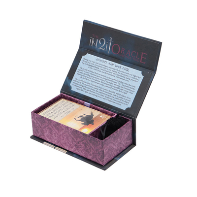 comprar Luminoso / Matt acabado de la superficie de barnizado Doble juego de cajas de cartas de papel Yugioh cartas de juego online manufacture