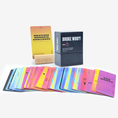 comprar Juego Interactivo de Tarjetas de Deuda Financiera Para Adultos Jóvenes Fiesta Papel Deck de Impresión online manufacture
