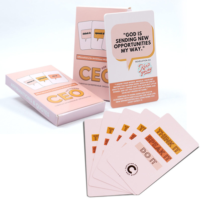 comprar Tarjetas de Afirmación Rosa Diseño personalizado para afirmaciones positivas diarias y motivación online manufacture
