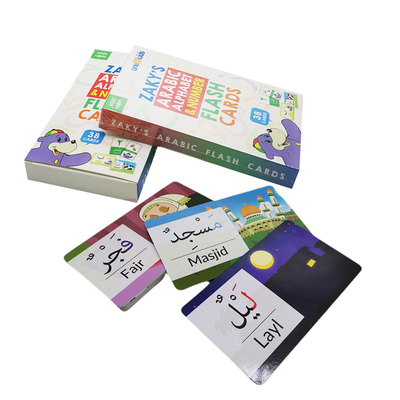 comprar Tarjetas Flash ecológicas Tarjetas de práctica personalizadas para la educación de los niños en árabe online manufacture
