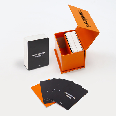 comprar Tarjetas de conversación personalizadas Esta noche Comienza el chat Impreso Fiesta divertida Tarjeta de preguntas Conversación Juego de cartas con amigos online manufacture