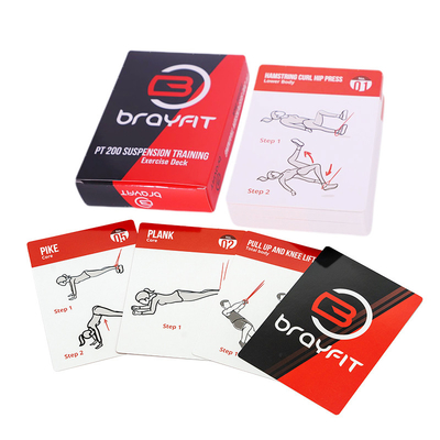 comprar Hacer ejercicios personalizados Yoga Poses de papel Tarjetas de vida Actividad de aprendizaje Tarjetas de ejercicios Packs de deportes Tarjetas de ejercicios online manufacture