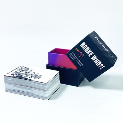 comprar Juego de cartas de desafío financiero de pareja personalizado Mogul en blanco Juego de cartas de juego de bebida online manufacture