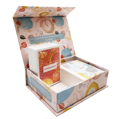 comprar Impresión a medida Amor hermoso Dos personas Juegos de cartas Tamaño personalizado Preguntas divertidas de familia Juegos de cartas de pareja Fabricación online manufacture