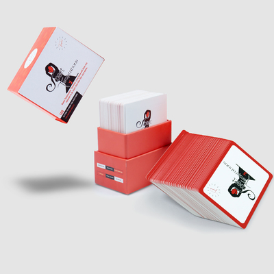 comprar Logotipo personalizado Para parejas de citas Conversaciones Conversaciones Juego de cartas Impreso Dulce Conversación Juego de cartas con tapa y caja base online manufacture