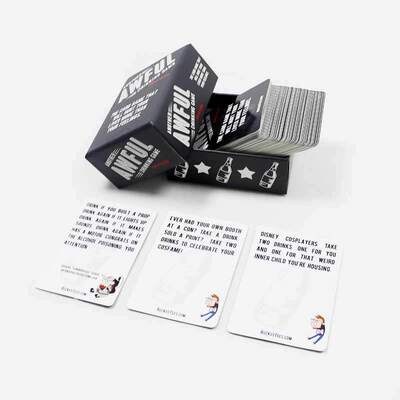 comprar Diseño de juegos de cartas de equipo de preguntas de discusión personalizadas ecológicas Impresión de parejas Juegos de cartas de bebida para adultos online manufacture