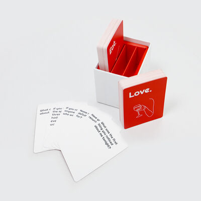 comprar Papel Juego de cartas español personalizado para parejas Juego de cartas del día de San Valentín Juego de cartas personalizado Juego de cartas de afirmación Impresión normal online manufacture