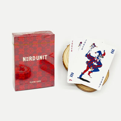 comprar Venta al por mayor de cartas de juego personalizadas ecológicas de doble cara de 57x87mm para uso personalizado en póquer y juegos online manufacture