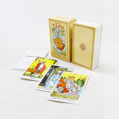 comprar Tarot Personalizado de 310 g/m² con Núcleo Negro y Guía para Adivinación online manufacture