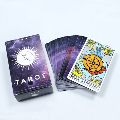 comprar Tarjetas de Tarot de diseño personalizado imprimibles con CMYK 4 Impresión offset a color y guía incluida online manufacture