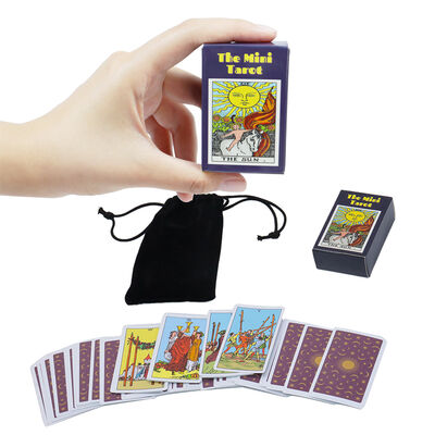 comprar Tarjetas de Tarot imprimibles de diseño personalizado con impresión offset de 4 colores CMYK y embalaje de envoltura encogida online manufacture