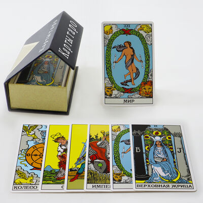 comprar Tarjetas de Tarot Imprimibles Personalizadas con Impresión Offset CMYK a 4 Colores y Guía en Caja Magnética online manufacture