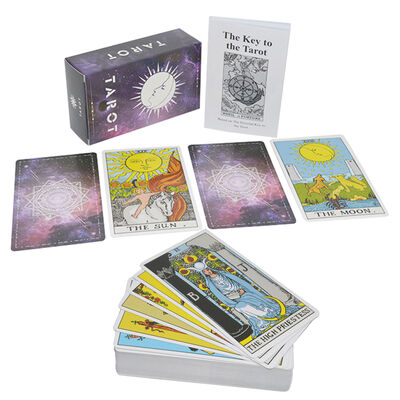 comprar Tarjetas de Tarot impresoras personalizadas con guía - Papel de núcleo negro de 310 gramos y tamaño personalizado online manufacture