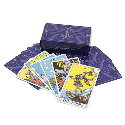 comprar Tarjetas de Tarot de Papel de 310 g/m² de Tamaño Personalizado con Diseños Personalizados para Dropshipping y OEM online manufacture