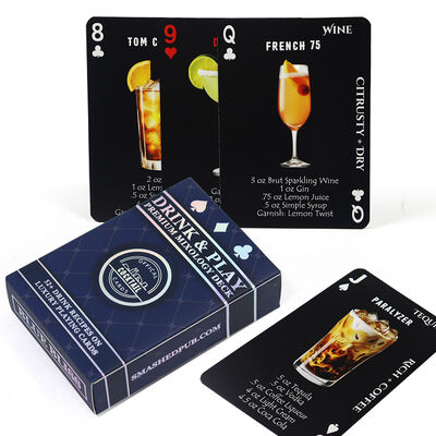 comprar Tamaño personalizable Tarjetas de póquer personalizadas ecológicas con opción al por mayor para publicidad y juegos online manufacture