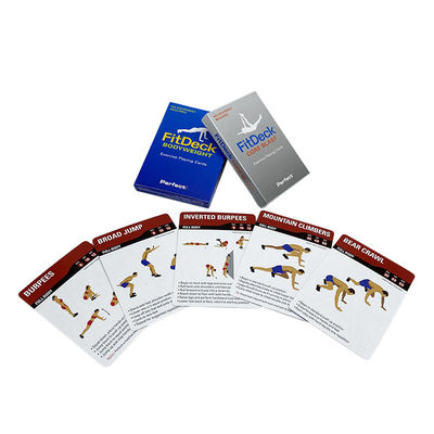 comprar tarjetas del entrenamiento del ejercicio 350gsm, barnizando la tarjeta de la buen salud online manufacture