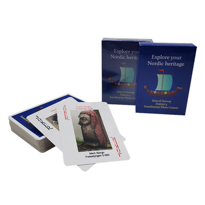comprar Naipes de encargo del color de CMYK con las fotos múltiples alrededor del acabamiento de la esquina online manufacture