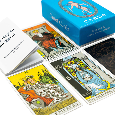 las cartas de tarot imprimibles de papel del PVC de 57x87m m manchan Finshing ULTRAVIOLETA