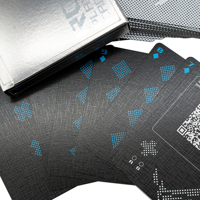 Impresión de tarjetas de juego impermeables de plástico duradero con diseño de logotipo propio a granel