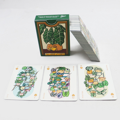 Personalizado Impreso Premium Plantas Verdes Juego de cartas 63x88mm Magic Juego de cartas