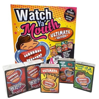 Tamaño personalizado Crystal Ya' Mouth Familia Edición El Juego de cartas Último Guardia de Boca Hilarante