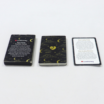 Juego de cartas de intimidad personalizado para parejas Ambigua Juego de hacer o atreverse en CMYK