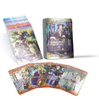 Personalizado Impreso con láser Personajes de juegos de cartas para niños Tarjetas de fotos para juegos infantiles