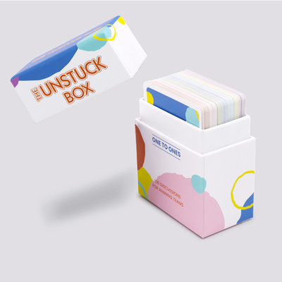 Juego de cartas de preguntas personalizadas para adultos Impresión ecológica / color CMYK / colores Pantone