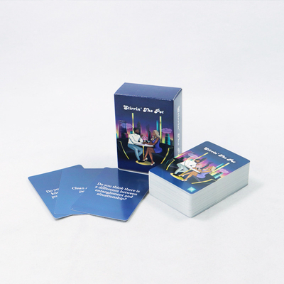 Juego de cartas de impresión de CMYK personalizado para la noche de las chicas y personalizado