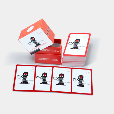 Papel de color personalizado Conversación interactiva de pareja Juego de cartas para parejas