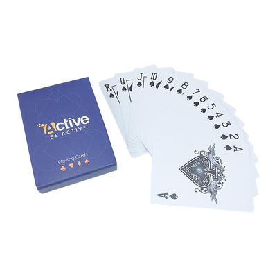 Las tarjetas de póquer con fichas de laminado brillante 100% de material de PVC Tarjetas de plástico de Kuwait personalizadas