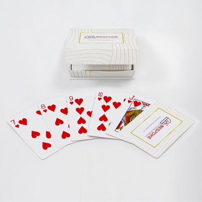 Impresión personalizada de cartas de juego de papel de póquer a todo color con logotipo en formato de arte de Kuwait