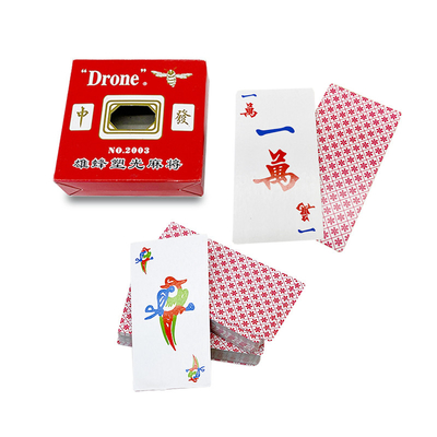 Viajes de la familia americana Mahjong Juego de cartas con logotipo personalizado y certificado ISO
