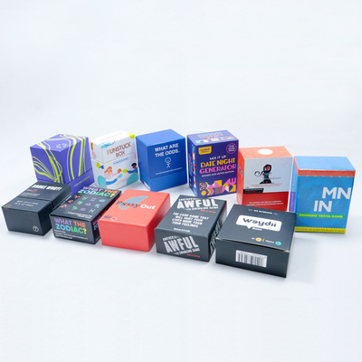 Deck personalizado de cartas para la conversación de beber vino personalizado dentro de la caja