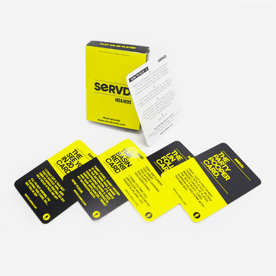 Personalización de juegos de cartas Laminado de superficies Finalización de juegos de cartas Retro Impresión Manufactura