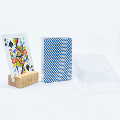 Cartas de juego de póquer de plástico 100% impermeable con papel plateado 63x88mm