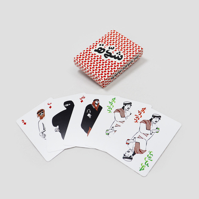 Impresión profesional a medida Fabricación de tarjetas de juego de plástico con formato de arte artificial