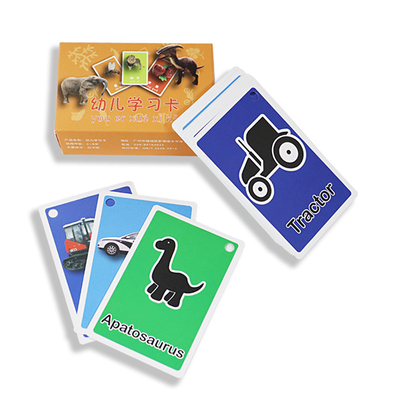 Diseño de logotipo personalizado Tarjetas flash hablantes para educación preescolar y aprendizaje divertido de los niños