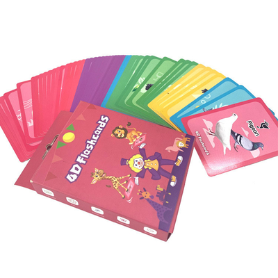 Niños personalizables plantas animales estudio tarjetas de flash Impresión para el juego de aprendizaje familiar de los niños