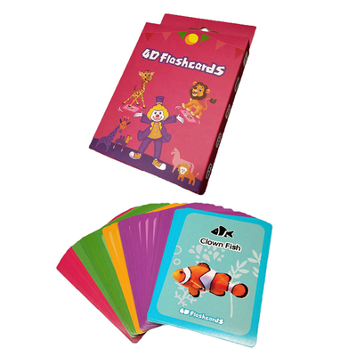 Conjunto Combo Ofrecido Solicitudes Personalizadas Conjunto Doble de Cartas Educativas de Alfabeto para Niños
